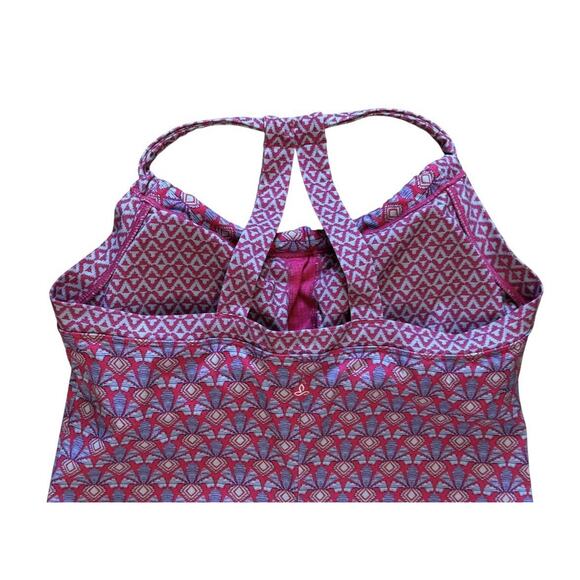 PrAna Quinn Activewear Dress Cosmo Pink Botanica Athletic Outdoor Womens Medium - Picture 8 of 11